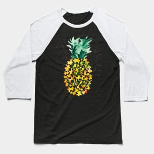 Accept Adapt Advocate Pineapple Piece Puzzle Autism Baseball T-Shirt